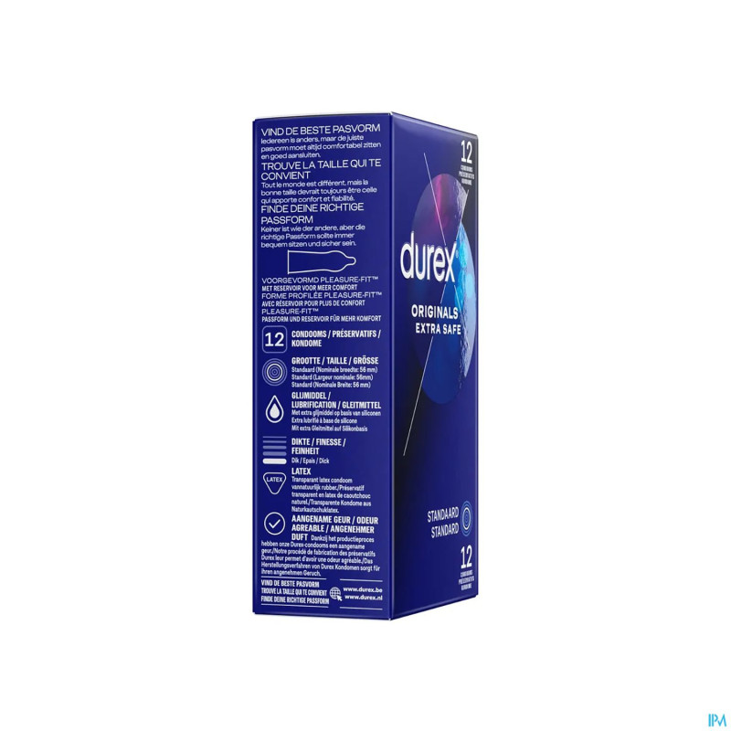 Durex extra safe    preservatifs 12