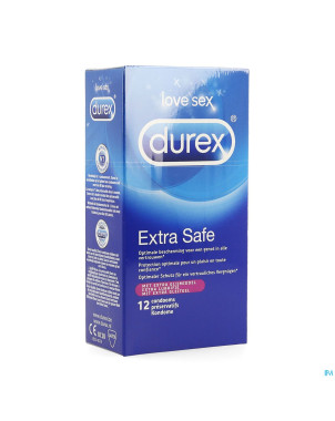 Durex extra safe    preservatifs 12