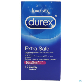 Durex extra safe    preservatifs 12