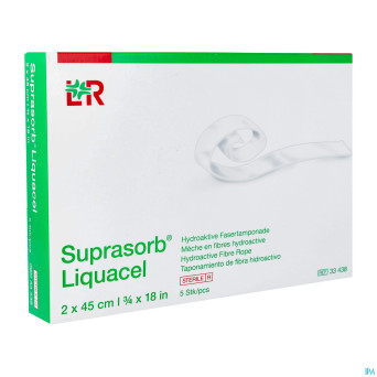 Suprasorb liquacel pansement 2x45cm 5 33438-180023