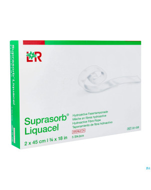 Suprasorb liquacel pansement 2x45cm 5 33438-180023