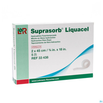 Suprasorb liquacel pansement 2x45cm 5 33438-180023