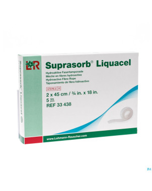 Suprasorb liquacel pansement 2x45cm 5 33438-180023