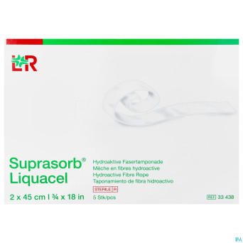 Suprasorb liquacel pansement 2x45cm 5 33438-180023