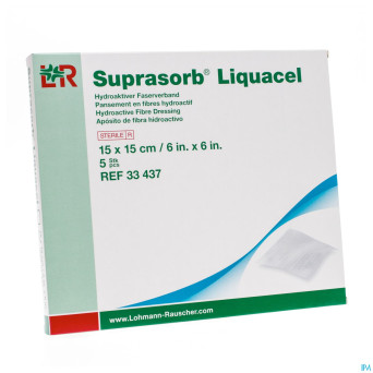 Suprasorb liquacel pansem. 15x15cm 5 33437-180022