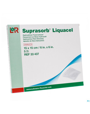 Suprasorb liquacel pansem. 15x15cm 5 33437-180022