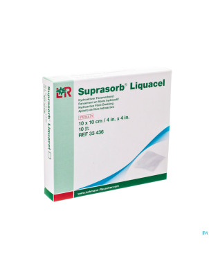 Suprasorb liquacel pansem. 10x10cm 10 33436-180021