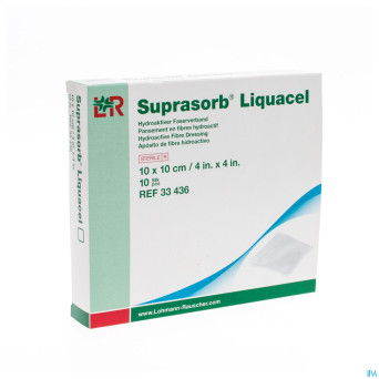 Suprasorb liquacel pansem. 10x10cm 10 33436-180021