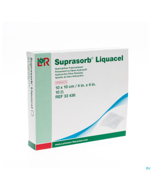 Suprasorb liquacel pansem. 10x10cm 10 33436-180021