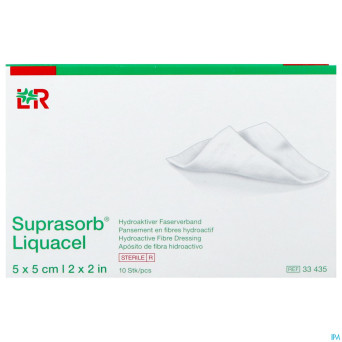 Suprasorb liquacel pansement 5x5cm 10 33435-180020