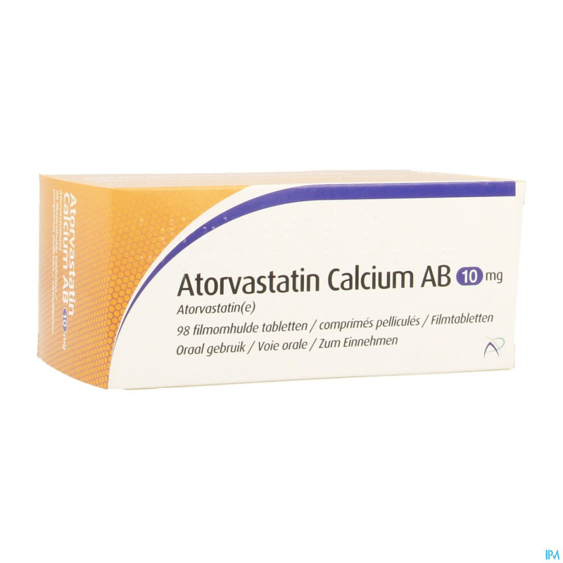 Atorvastatin calcium 10mg actavis comp pell  98