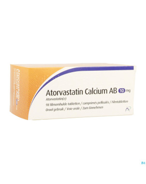 Atorvastatin calcium 10mg actavis comp pell  98