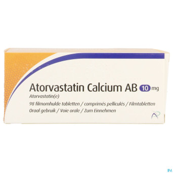 Atorvastatin calcium 10mg actavis comp pell  98