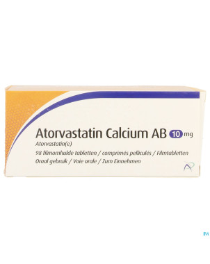 Atorvastatin calcium 10mg actavis comp pell  98