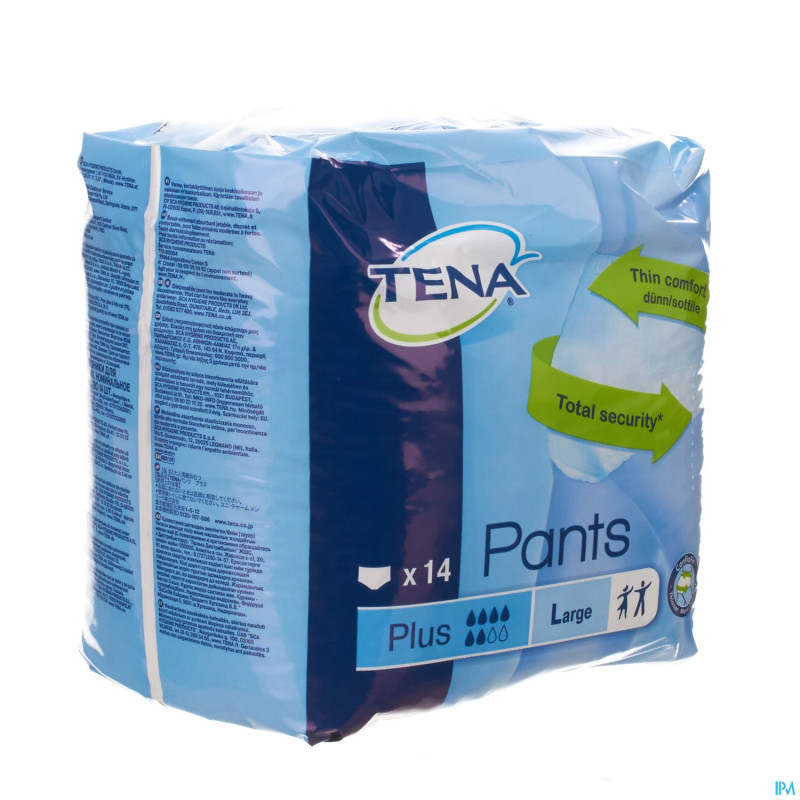 Tena pants plus large    14 792614