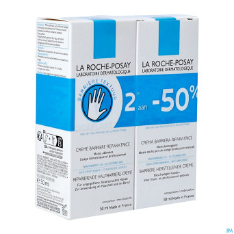 Lrp duo cicaplast creme mains 2x50ml 2e-50%