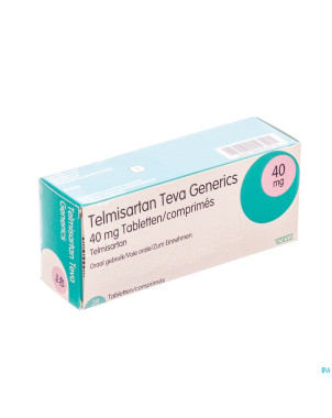 Telmisartan 40mg teva tabl  28