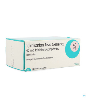 Telmisartan 40mg teva tabl  98