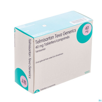 Telmisartan 40mg teva tabl  98