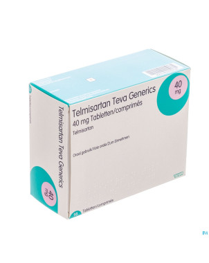 Telmisartan 40mg teva tabl  98