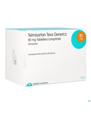 Telmisartan 80mg teva tabl  98