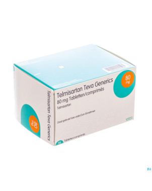 Telmisartan 80mg teva tabl  98