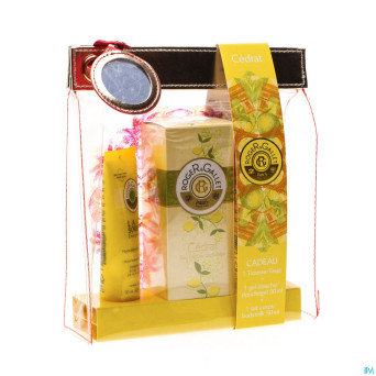 Roger&gallet coffret noel cedrat   100ml+50ml+50ml