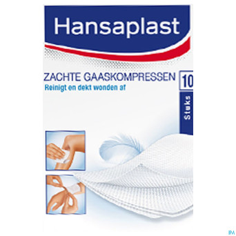 Hansaplast compresses douce 10