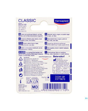 Hansaplast fixation tape classic    5mx2,50cm