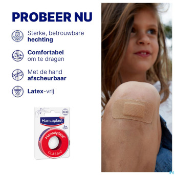 Hansaplast fixation tape classic    5mx1,25cm