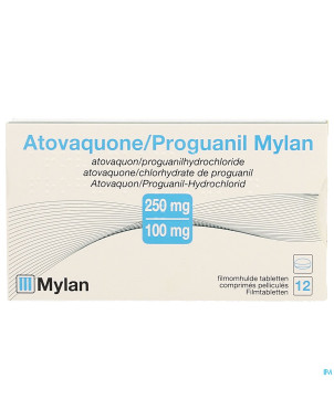 Atovaquone proguanil viatris 250/100mg comp pell12