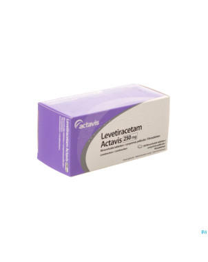 Levetiracetam actavis  250 mg comp pell 100x 250mg