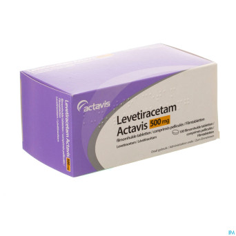Levetiracetam actavis  500mg comp pell 100x 500mg