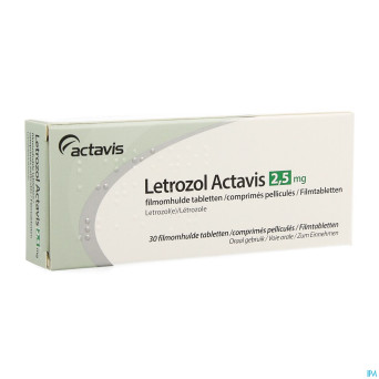 Letrozole actavis 2,5 mg comp pell  30 x 2,5 mg