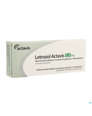 Letrozole actavis 2,5 mg comp pell  30 x 2,5 mg