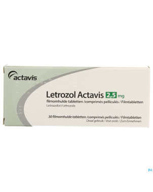 Letrozole actavis 2,5 mg comp pell  30 x 2,5 mg