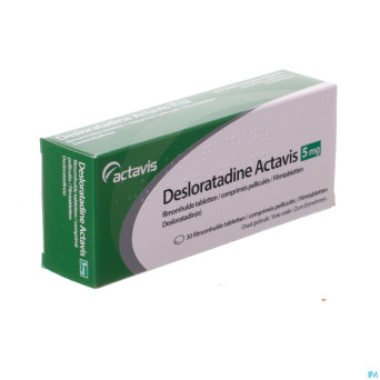 Desloratadine actavis  5 mg comp pell  30 x  5 mg