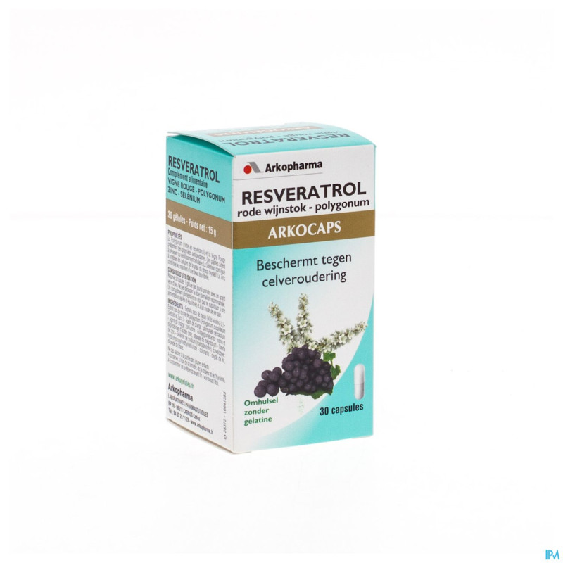 Arkogelules resveratrol    caps  30 cfr 3500014