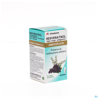 Arkogelules resveratrol    caps  30 cfr 3500014