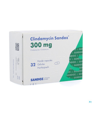 Clindamycin sandoz    caps dur 32x300mg