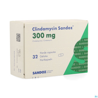 Clindamycin sandoz    caps dur 32x300mg