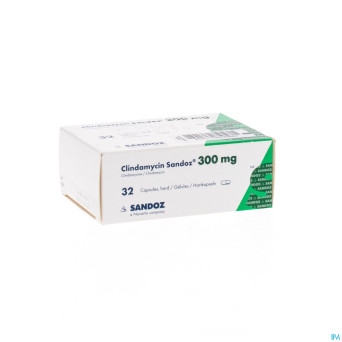 Clindamycin sandoz    caps dur 32x300mg