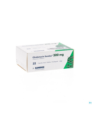 Clindamycin sandoz    caps dur 32x300mg