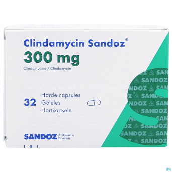 Clindamycin sandoz    caps dur 32x300mg
