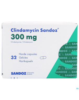 Clindamycin sandoz    caps dur 32x300mg