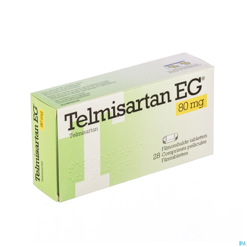 Telmisartan eg 80 mg comp pell 28