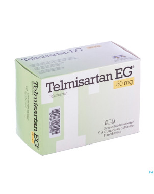 Telmisartan eg 80 mg comp pell 98