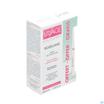 Uriage roseliane creme a/rougeurs 40ml+stick corr.