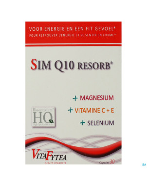 Vitafytea simq10 resorb caps 30
