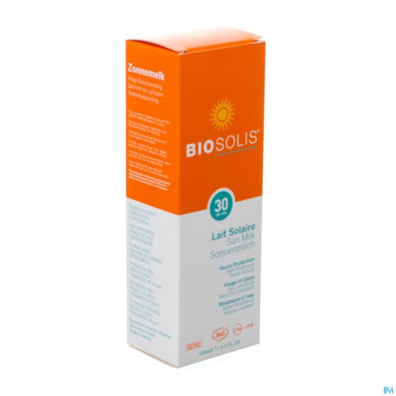 Biosolis sunmilk ip30    100ml rempl.2700839